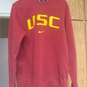 Nike USC Trojans Red Crewneck Sweatshirt